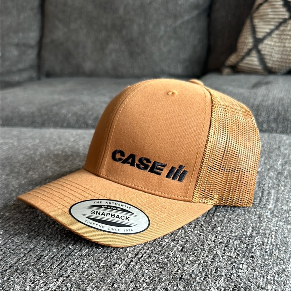 Brand New Case IH Tan Snapback Hat